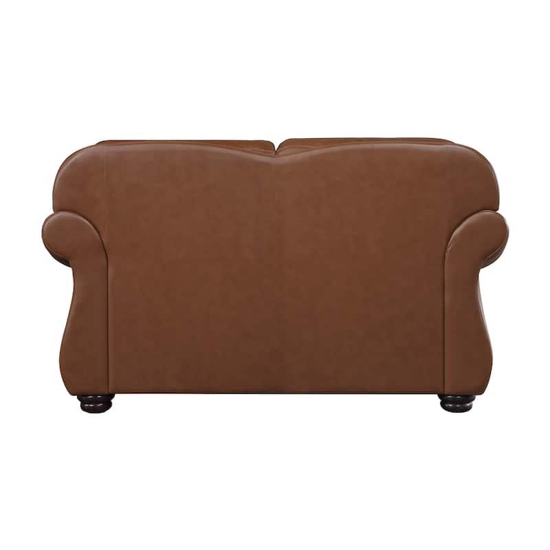 Fowler 3-Piece Leather Match Living Room Sofa Set