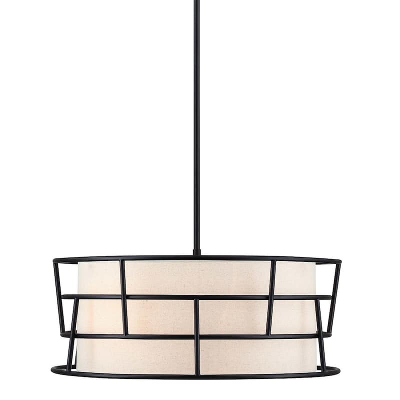Designers Fountain D344M-22P Aria Falls 3 Light 22" Wide Pendant - Matte Black
