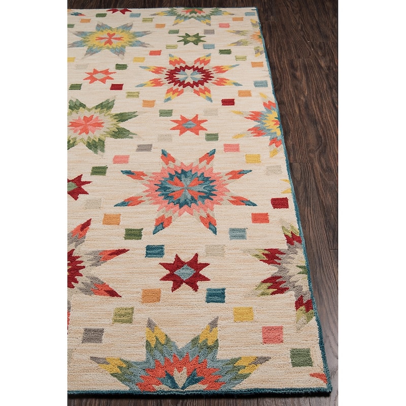 Momeni Summit Hand Hooked Polyester Geometric Area Rug