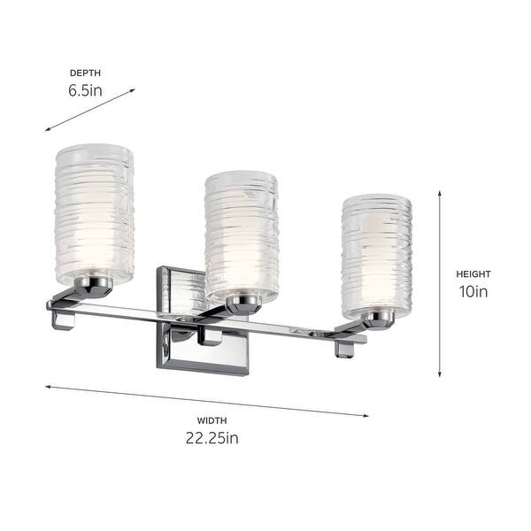 Kichler 55097 Giarosa 3 Light 22" Wide Bathroom Vanity Light