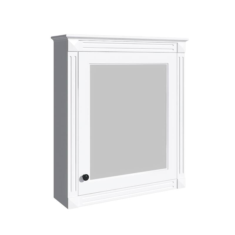 24'' x 27'' Wall Mounted Medicine Cabinet with Height Adjustable Shelf