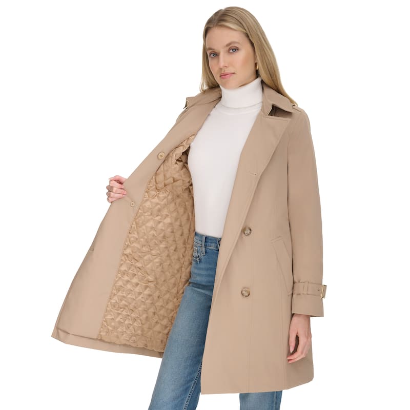 Cole Haan Women's Water Resistant Trench Coat