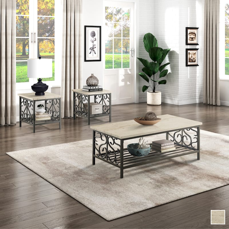 Rossi 3-Piece Pack Occasional Set