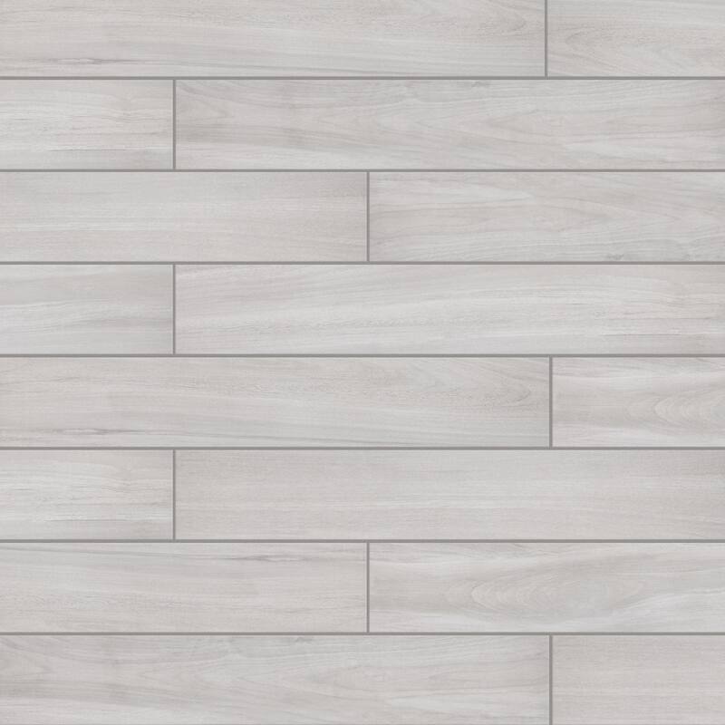 Merola Tile Mt Royale Grey 6 x 35-1/2 Porcelain Floor and Wall Tile