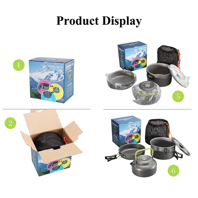 2-3 Person Pot Teapot Combination Set - 3 Pcs