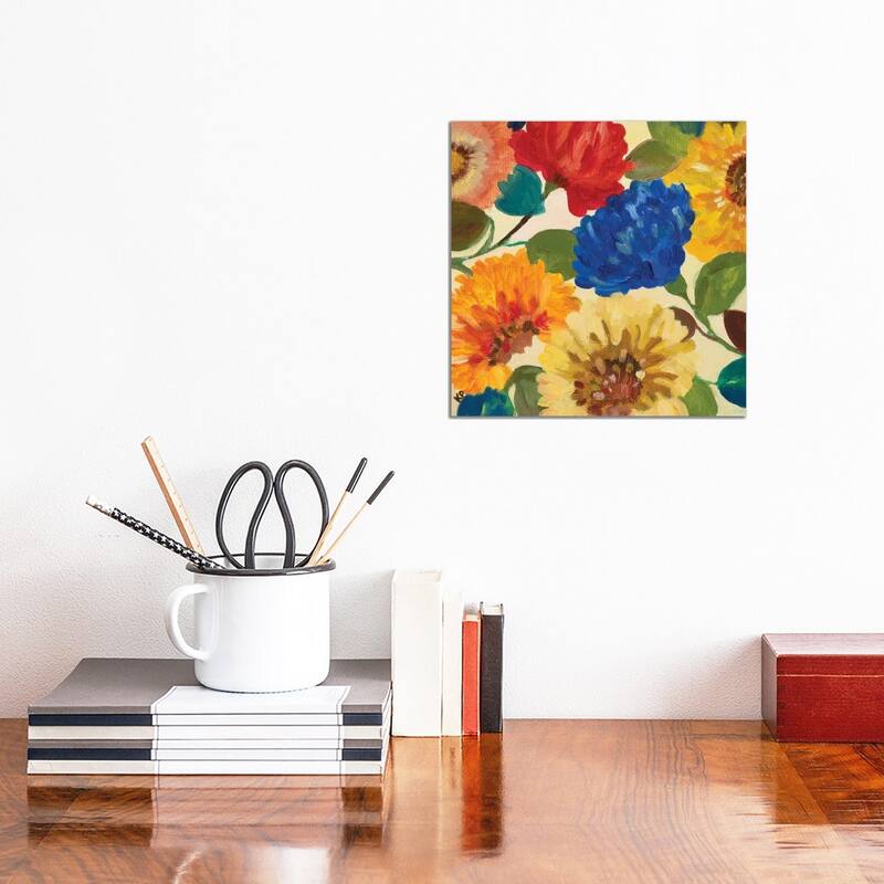iCanvas "Autumn Flowers II" by Kim Parker Canvas Print - 12x12x1.5