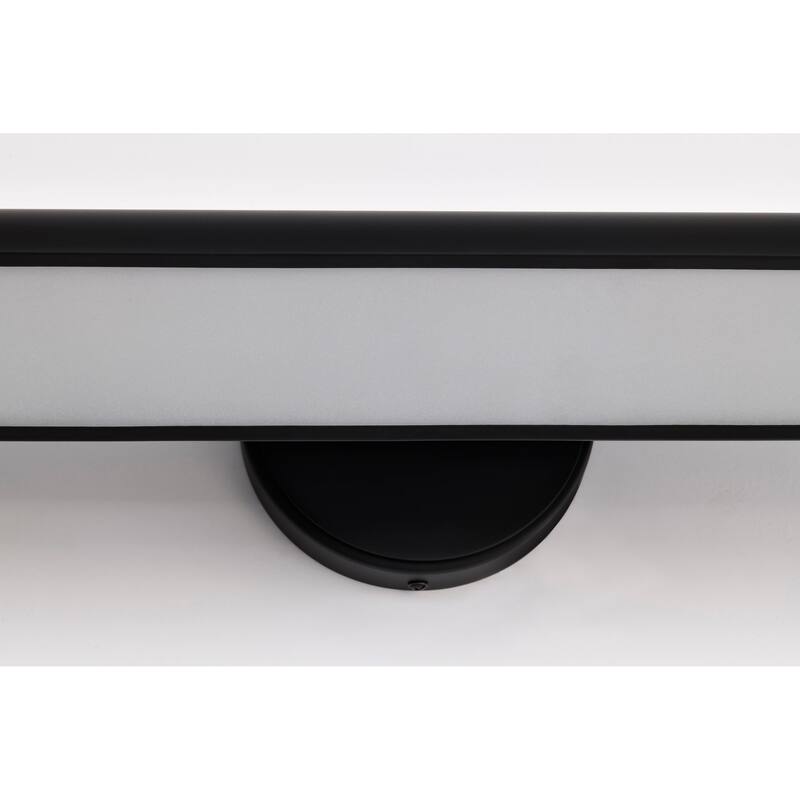 Auden 24 Inch LED Vanity 3 CCT Selectable Black Finish Acrylic Lens