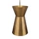preview thumbnail 5 of 9, Uttermost Crocker Brass 1 Light Mini Pendant - N/A