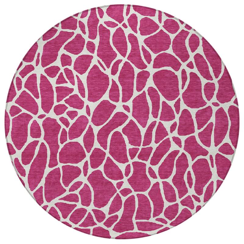 HomeRoots Geometric Transitional Rectangle Outdoor Rug