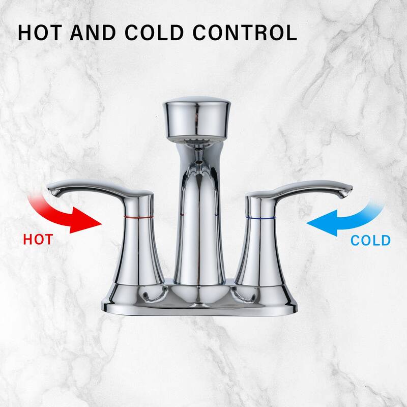 Topcraft Pull Down Two Handle Bathroom Sink Faucet