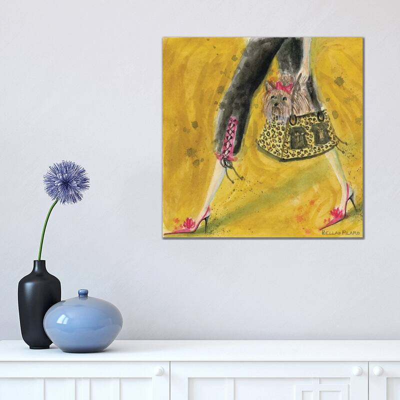 iCanvas "Yorkie" by Bella Pilar Canvas Print - 18x18x1.5