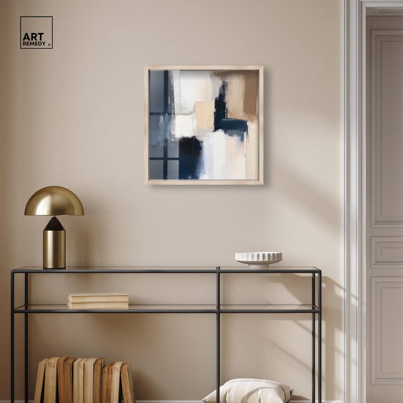 Blue Mood Depth I Shadowbox by Art Remedy