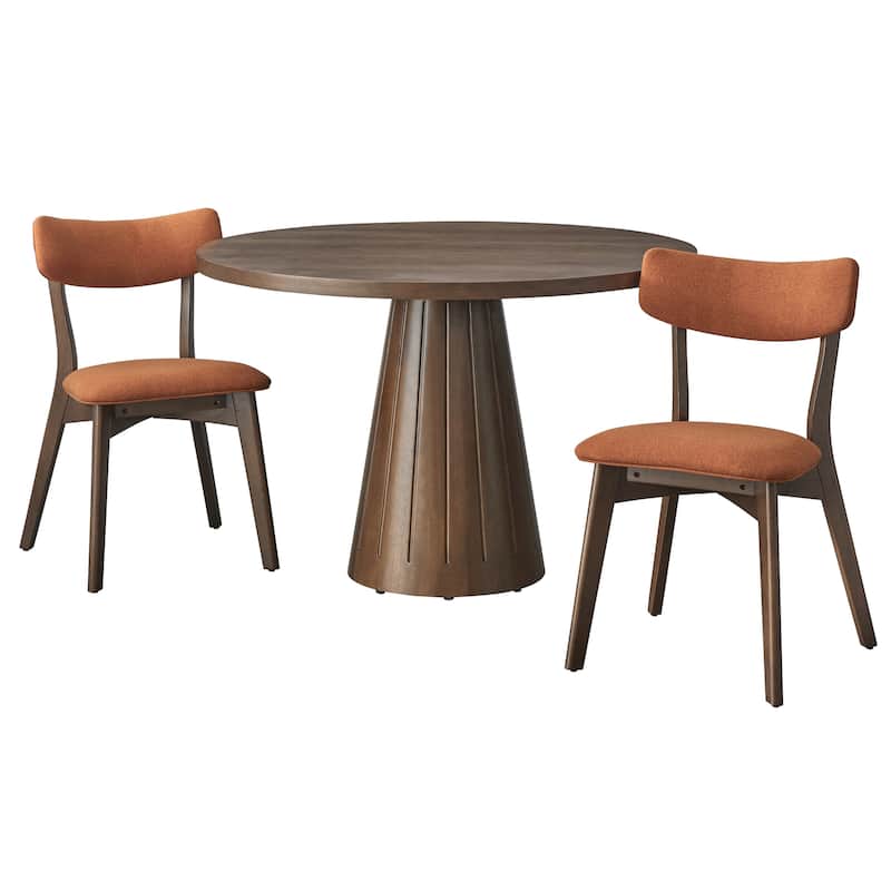 Lifestorey Cari Solid Wood Dining Chair (Set of 2)
