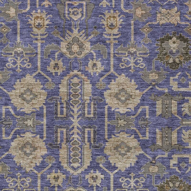 HomeRoots Oriental Traditional Rectangle Outdoor Rug