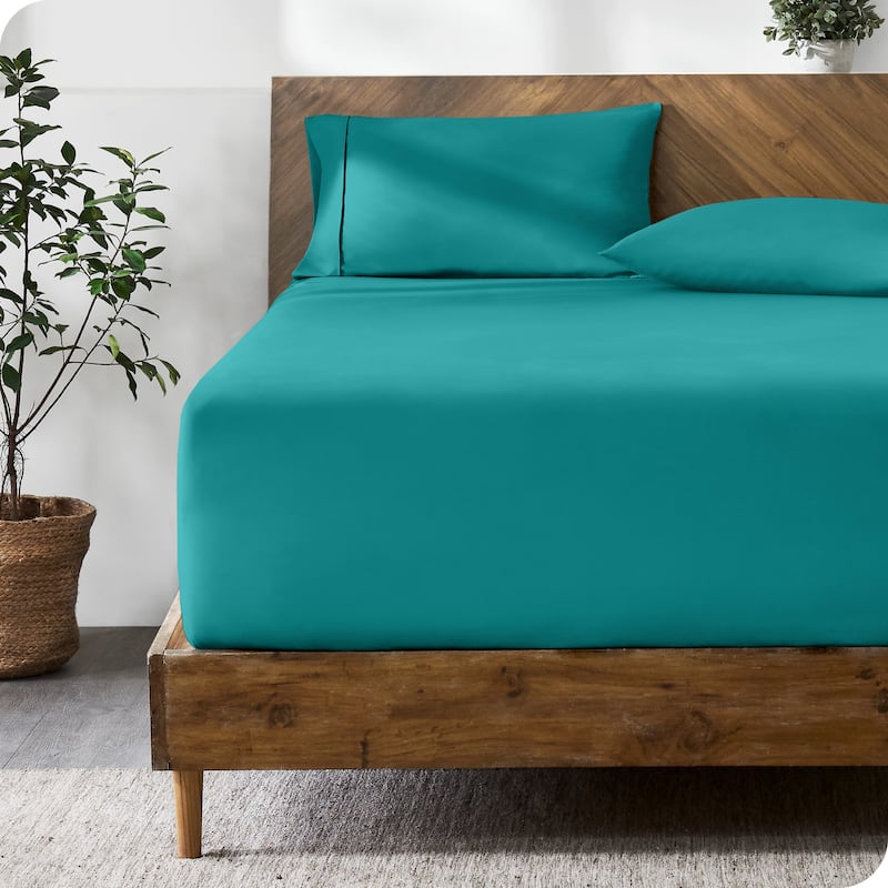 Bare Home Ultra-Soft Microfiber 22 Inch Extra Deep Pocket Fitted Sheet