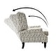 preview thumbnail 54 of 100, Olympus Upholstered Classic Manual Wingback Recliner with Spindle Legs by HULALA HOME