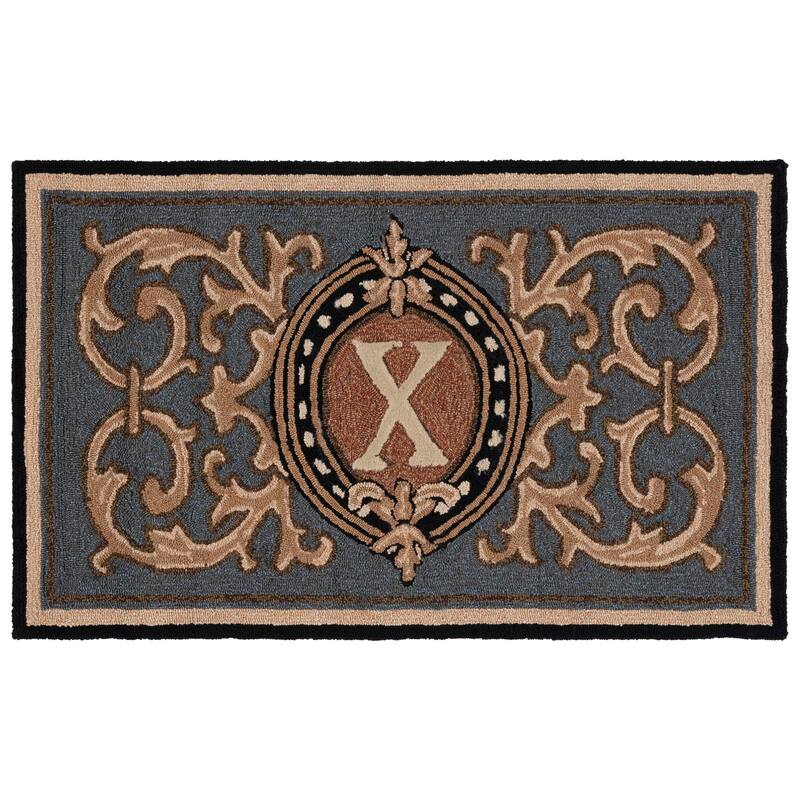 SAFAVIEH Handmade Monogram Griseldis Casual Rug