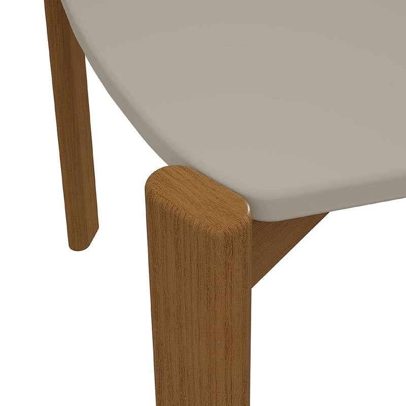 Manhattan Comfort Mid-Century Gales 70.87 Dining Table Set