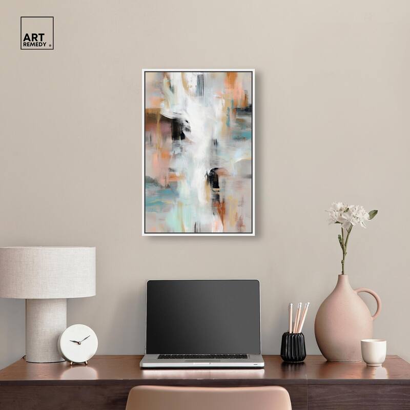 Gilded Mist Canvas by Art Remedy