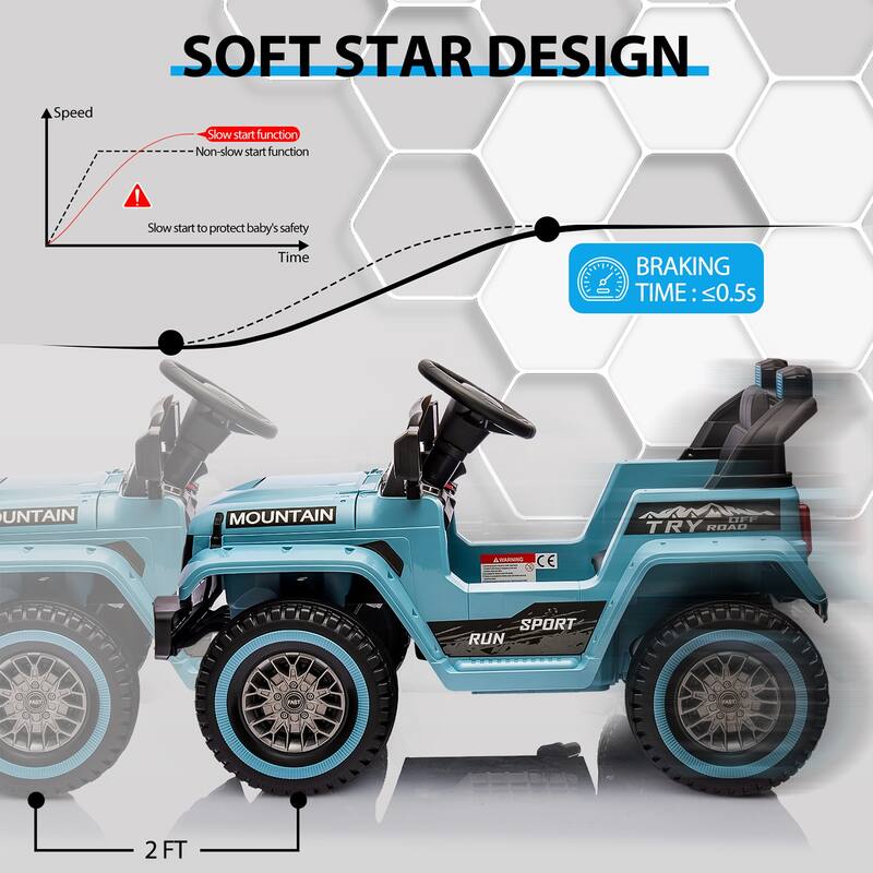 12V Kids Ride On Truck w/Remote Control