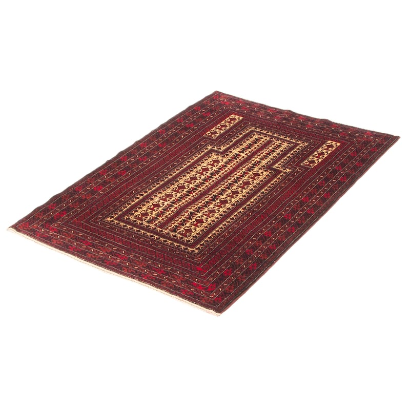 Teimani Beige Rug 3'2" x 4'8" - 3'2 x 4'8