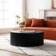 Williamspace Fully Assembled Round Side Coffee Table For Living Room ...