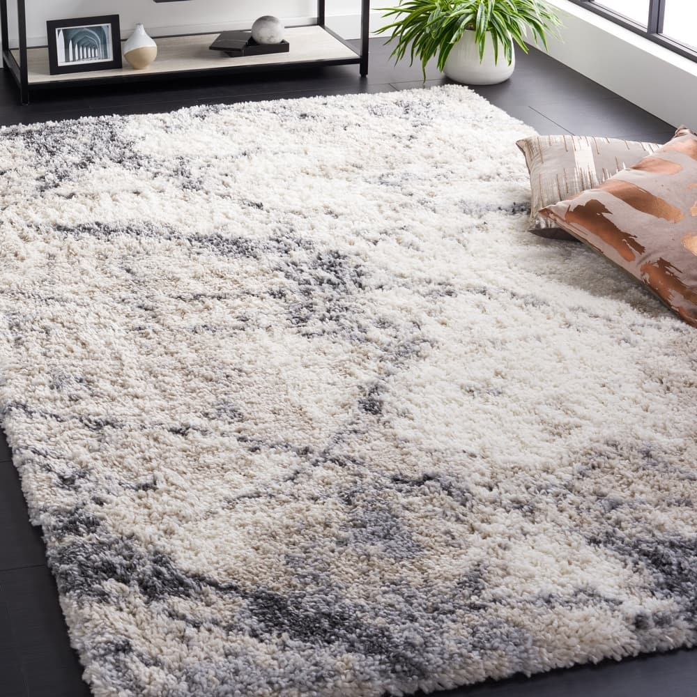 SAFAVIEH Fontana Shag Angervo Modern 2-inch Thick Rug