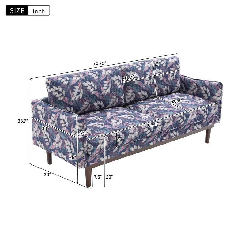 Christopher Knight Home - Lovina Modern Upholstered Loveseat Sofa with Spacious Seating and High-Density Cushioning.