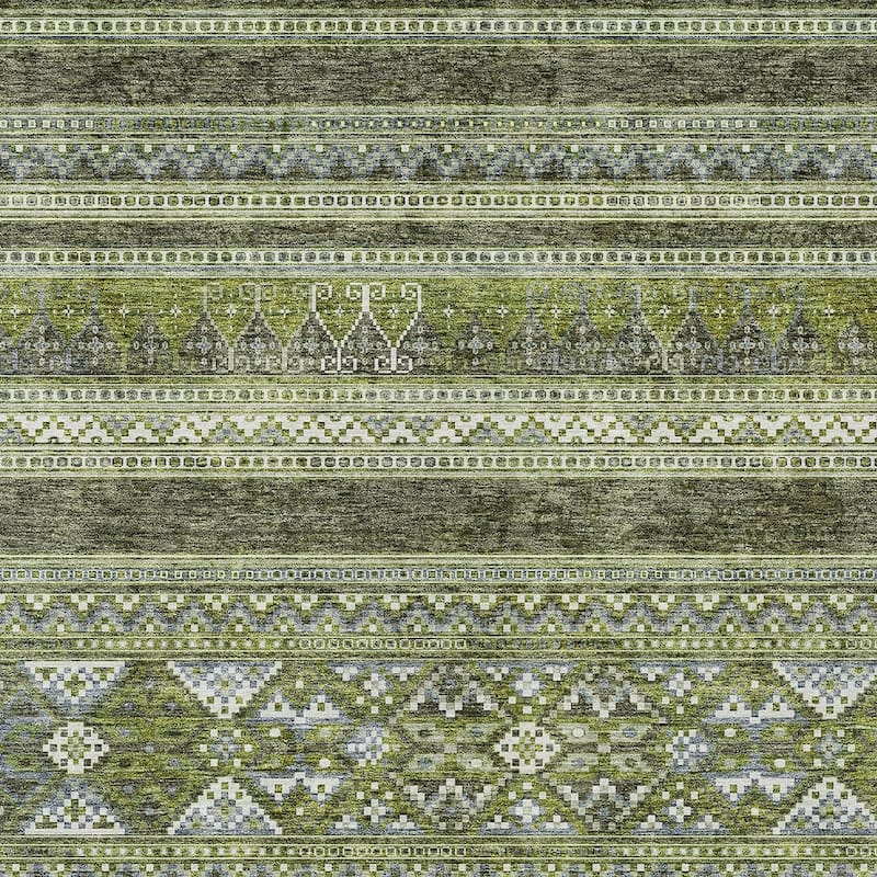 HomeRoots Southwestern Transitional Rectangle Outdoor Rug