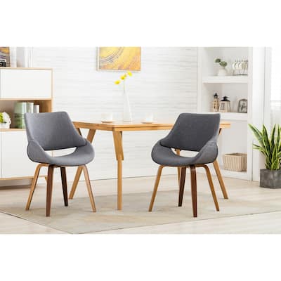 Porthos Home Teilo Fabric Dining Chair with Beech Wood Legs