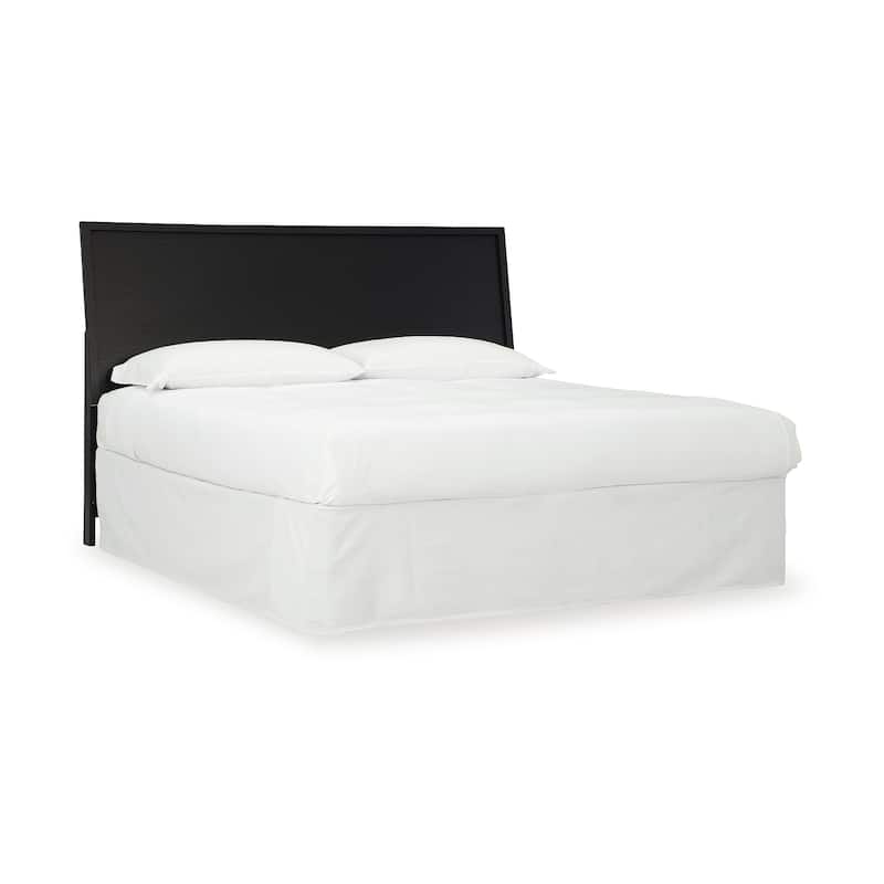 Signature Design by Ashley Danziar Black King Panel Headboard