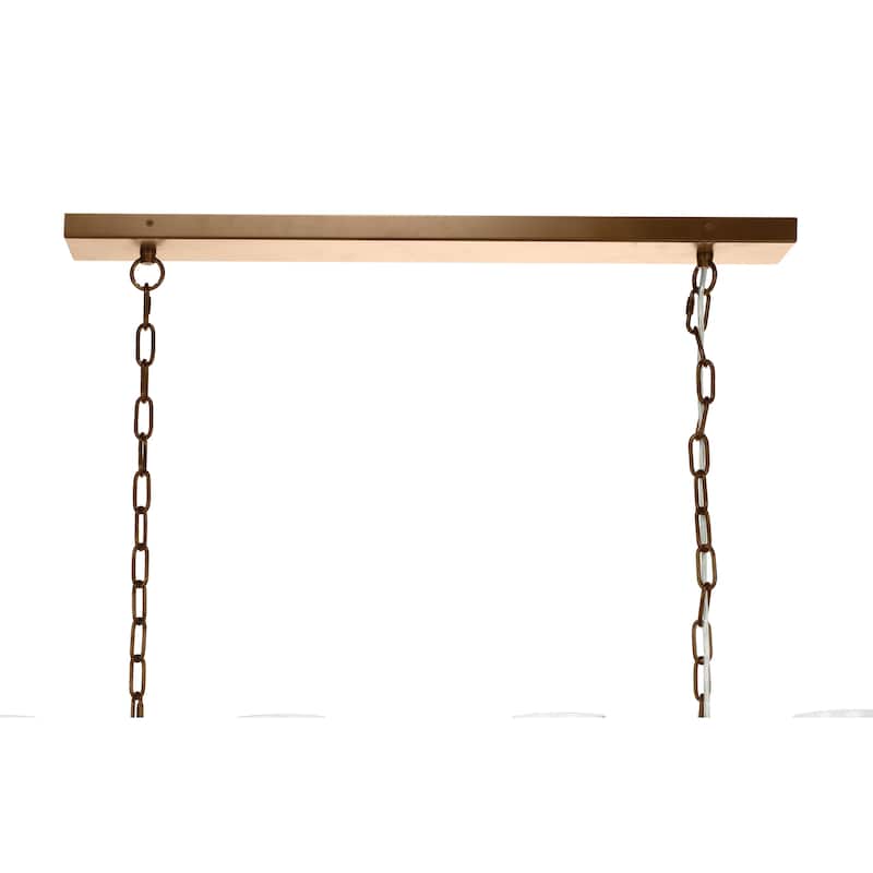 Jamie Young Linear 6-Light Steel Chandelier