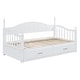 preview thumbnail 24 of 25, Wooden Twin Size Daybed with Twin Size Trundle, Extendable Daybed with Two Storage Drawers, Espresso