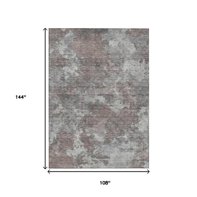 HomeRoots Abstract Transitional Rectangle Outdoor Rug