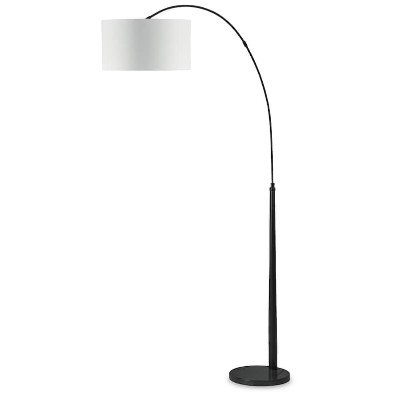 Ashley Furniture Veergate Black Metal Arc Lamp - 18"W x 52"D x 85"H