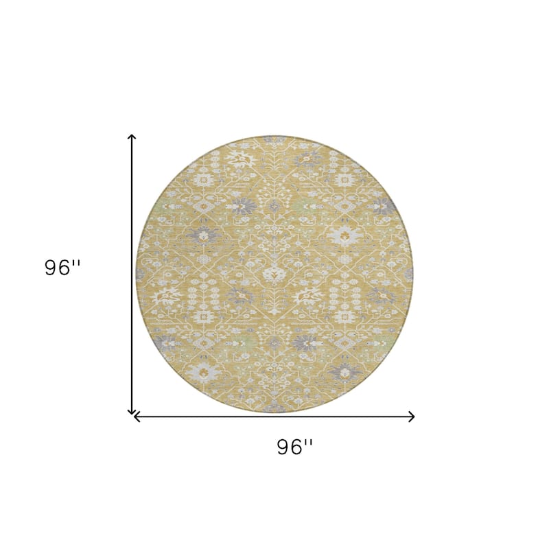 HomeRoots Oriental Traditional Rectangle Outdoor Rug