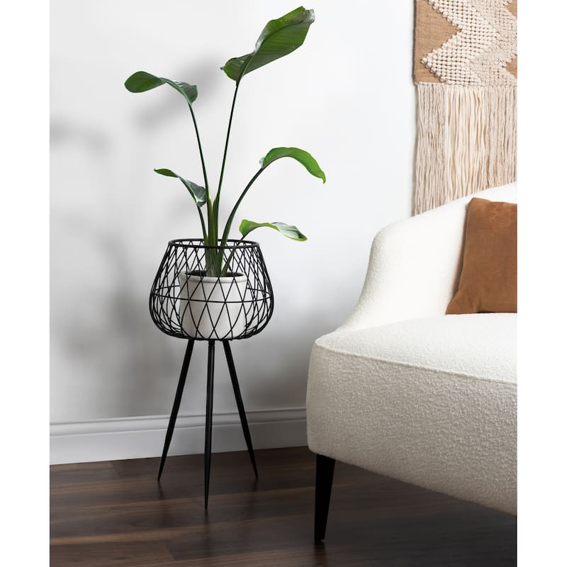 Kate and Laurel Jodette Freestanding Planter - 13x13x24