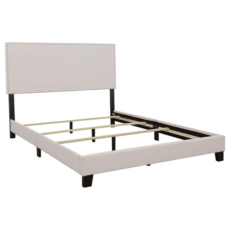 Boyd Transitional Fabric Upholstered Panel Bed