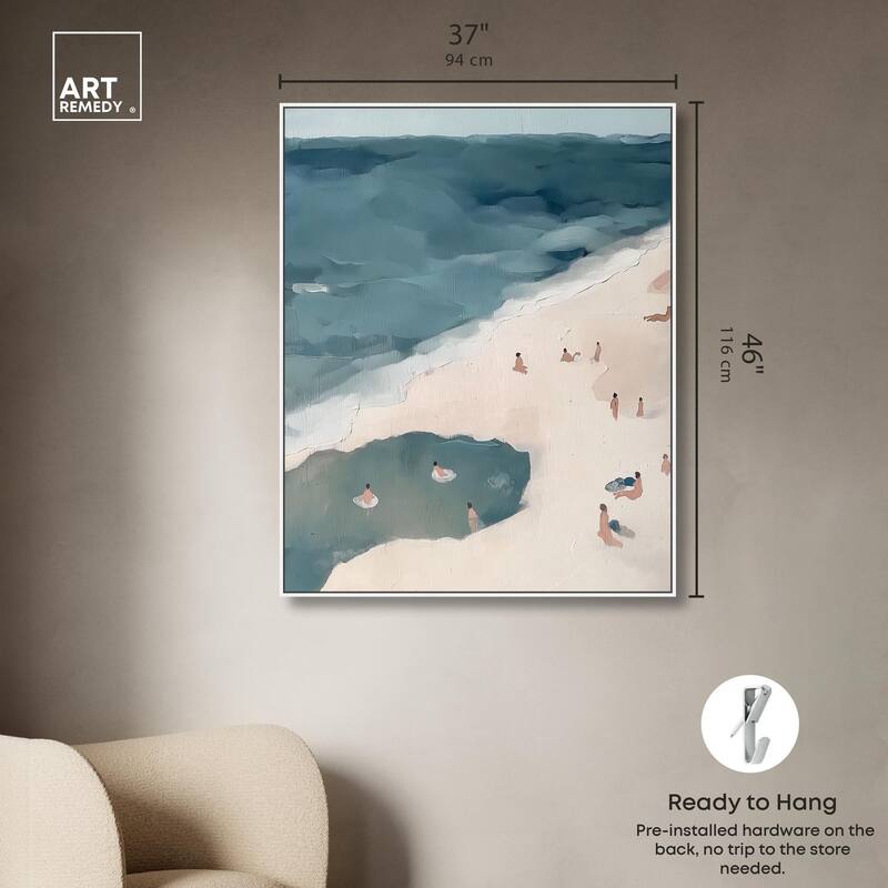 Daydreams by the Sea Canvas by Art Remedy