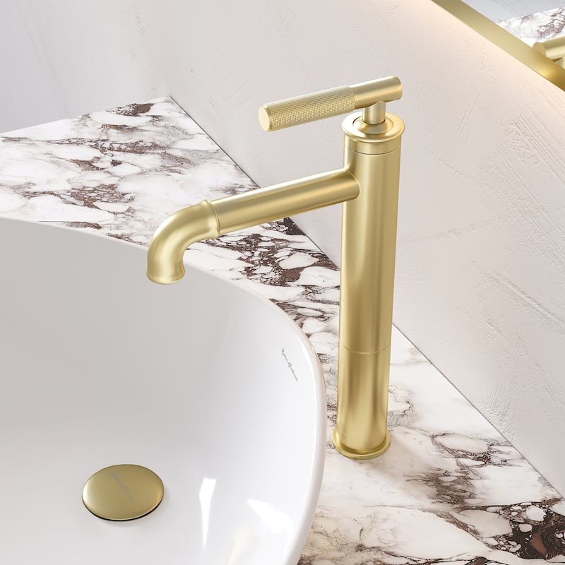 Avallon Single Hole, Single-Handle Sleek, High Arc Bathroom Faucet