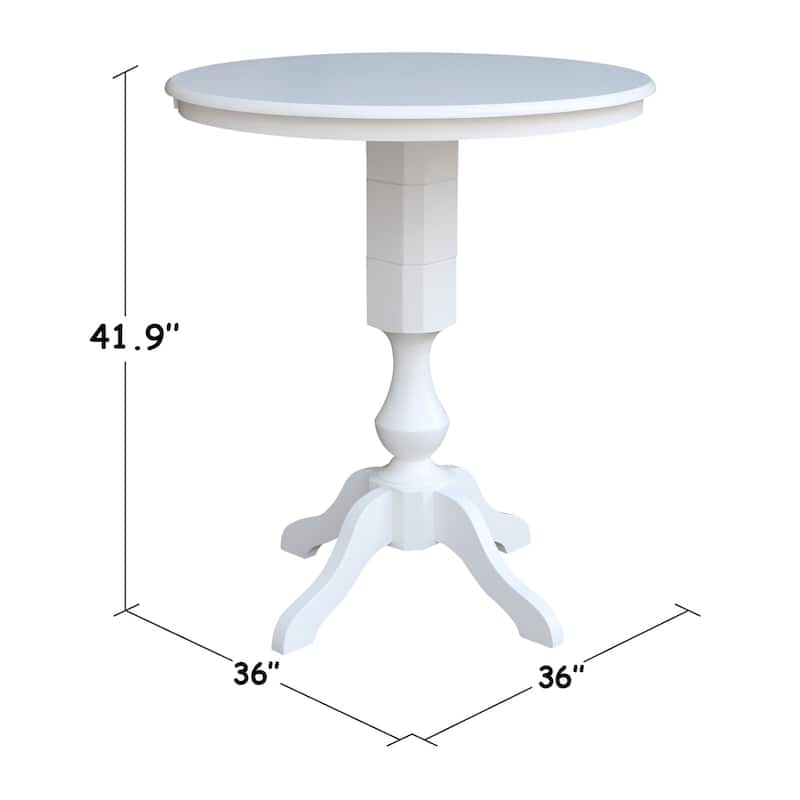 36" Round Top Pedestal Table