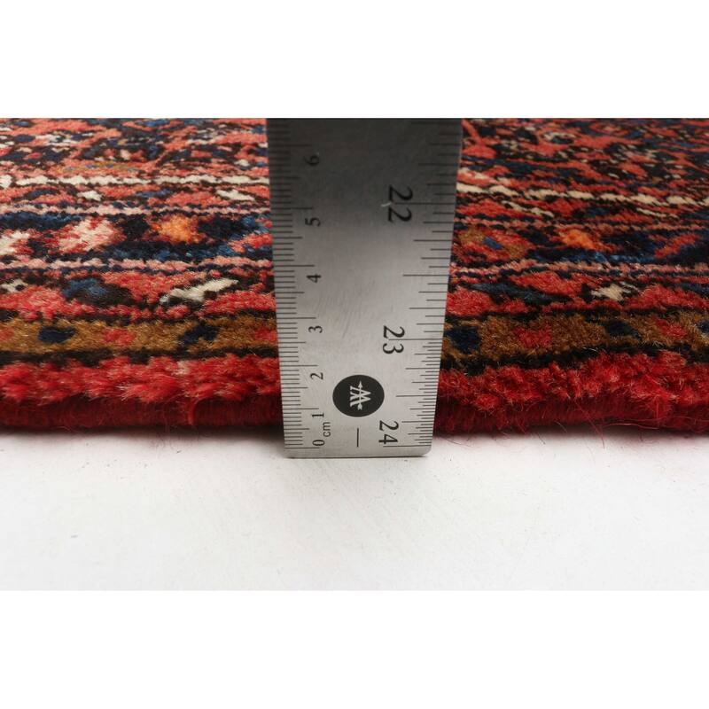 ECARPETGALLERY Hand-knotted Andelz Red Wool Rug - 2'9 x 13'1