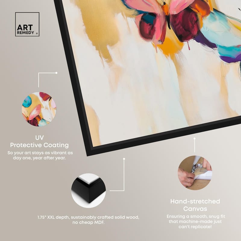 Wings in Waltz II Canvas by Art Remedy