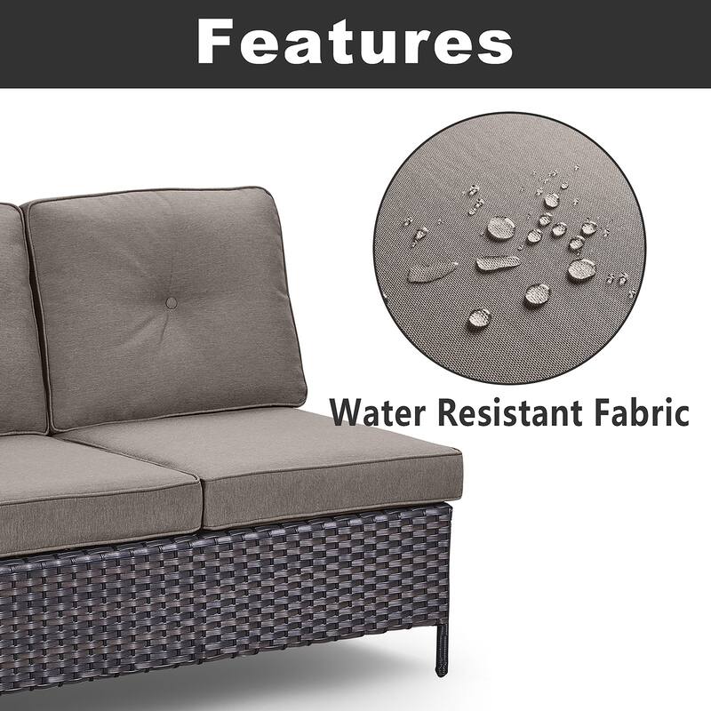 Gymojoy Outdoor Sofa Loveseat Corner Sofa Table Sets