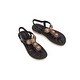 Thumbnail 45, Haute Edition Women's T-Strap Thong Bead and Pearl Comfort Sandals. Changes active main hero.