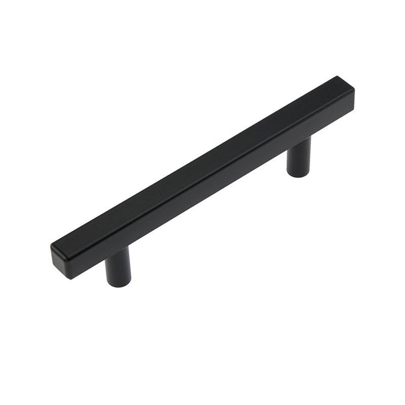 Utopia Alley Oslo Pull Handle - Decorative Cabinet Drop Pull Handles, Brushed Nickel & Matt Black, 3.75/5.0" center to center