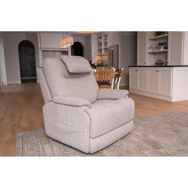 Zecliner Power Lift Zero Gravity Sleep Recliner with Power Headrest & Lumbar by Flexsteel - Grey