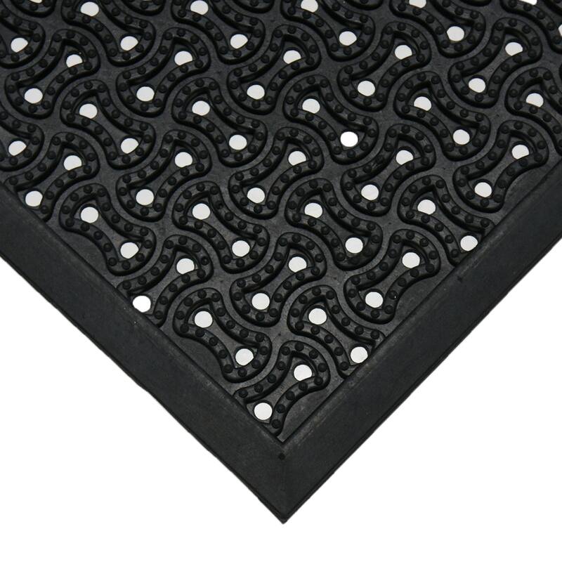 Rubber-Cal "Dura-Scraper Drainage" Commercial Door Mat