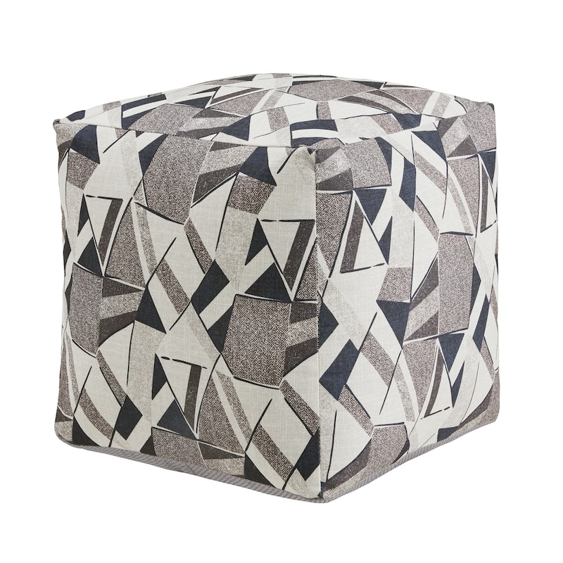 Brunico Upholstered Square Pouf Ottoman by iNSPIRE Q Bold