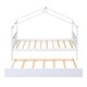 preview thumbnail 7 of 10, Twin Size Wooden House-Shaped Bed with Pull-Out Trundle, Sturdy Pine Wood Construction, Creative Sky Roof Design
